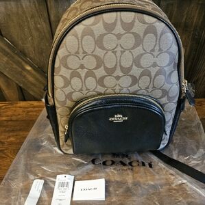 Coach Signature Court Backpack